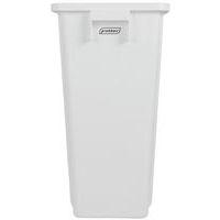 Collecteur tri sélectif sans couvercle 60 L Blanc - Image 2