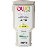 Cartouche d'encre traceur remanufacturée HP 728 - Jaune - Image principale