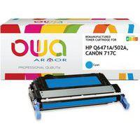 Toner remanufacturé HP Q6471A-CANON 717C Cyan haute capacité - Image principale