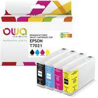 Pack4 cartouche remanufacturée - Epson T702 - 4 couleurs - Image principale