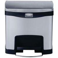 Collecteur Slim Jim Step On Front Step 15 L inox mat, noir thumbnail image 2