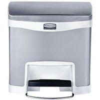 Collecteur Slim Jim Step On Front Step 15 L inox mat, blanc - Image 2