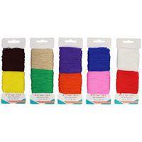 Lot de 10 cordons colorés de 18 m, non élastique