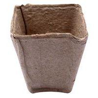 Lot de 20 pots biodégradables 8 x 8 cm