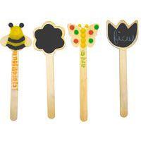 Lot de 12 marque page en bois à décorer 24 x 8 cm - Image 2