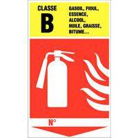 Panneau anti-incendie - Extincteur classe B - Rigide thumbnail image