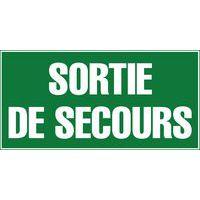 Panneau d'évacuation-secours - Sortie de secours - Adhésif thumbnail image