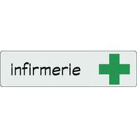 Plaque de signalisation pictogramme aluminium - Infirmerie thumbnail image