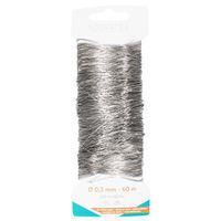 Bobine 60m de fil métal Ø 0,3 mm