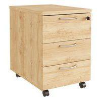 Caisson mobile bois 3 tiroirs Buronomic - Image 3