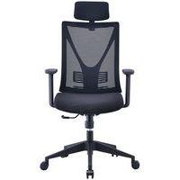 Siège de bureau résille avec accoudoirs ajustables - Image 4