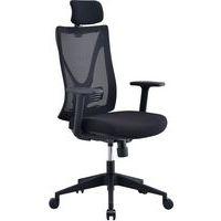 Siège de bureau résille avec accoudoirs ajustables - Image principale