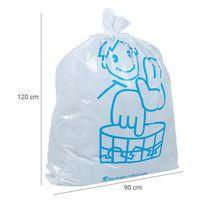 Sac poubelle blanc otje - épais et réutilisable thumbnail image 2