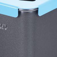 Poubelle de tri papier 20 L Gris / Bleu - Image 4