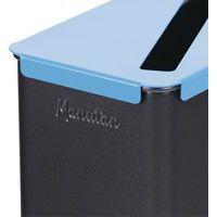 Poubelle de tri papier 20 L Gris / Bleu - Image 5