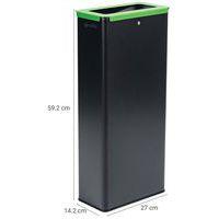 Poubelle de tri vert 20 L Gris / Vert thumbnail image 8