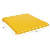 Couvercle plastique jaune pour station de tri 60L - Image 4