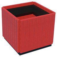 Jardinière Canopée carrée plastique recyclé Espace Urbain thumbnail image 4
