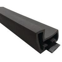 Joint anti pince doigts pour intèrieur porte classe feu 24mmx40mm l.2500mm noir - Image principale