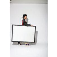 Tableau Flomo 93x128cm en acier émaillé blanc encadrement noir thumbnail image 5