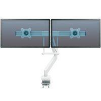 Bras porte-ecran double barre transversale Eppa blanc - Image 3