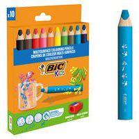 Etui 10 crayons de couleurs triangulaires 3 en 1 Ø 14.8mm - Bic