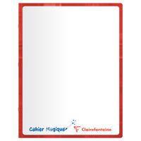 Cahier Magique  couverture ardoise double face effaçable piqué blanc 17x22 48p séyès - Image 5