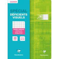 Cahier piqué déficients visuels 24x32cm 48p séyès noir 2,5mm 10/10 thumbnail image 4