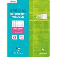Cahier piqué déficients visuels 24x32cm 96p séyès noir 2,5mm 10/10 thumbnail image 3