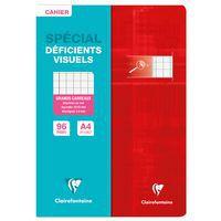 Cahier piqué déficients visuels 21x29,7cm 96p séyès noir 2,5mm 10/10 thumbnail image 4