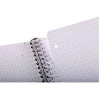 Cahier reliure intégrale 22,5x29,7cm 160p Q.5x5 perfo4 trous thumbnail image 6
