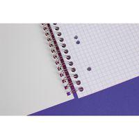 Cahier reliure intégrale 16x21cm 160p 5x5 perfo6 trous - Image 2