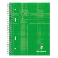 Cahier reliure intégrale 16x21cm 160p ligné perfo6 trous - Image 2