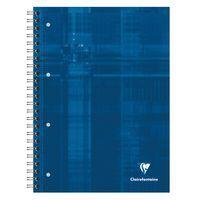 Bind'O Block 22,5x29,7cm 160p ligné + marge cadré  4 couleurs de bandes perfo4 trous - Image 2