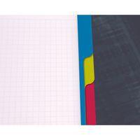 Bind'O Block 16x21cm 180p Q.5x5 cadré perfo6 trous + 3 intercalaires repositionnables - Image 4