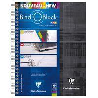 Bind'O Block 16x21cm 180p Q.5x5 cadré perfo6 trous + 3 intercalaires repositionnables thumbnail image 7