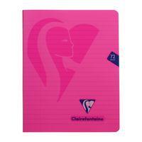 Mimesys cahier piqué polypro 16,5x21cm 72p ligné + marge coloris assortis thumbnail image 7