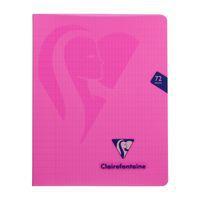 Mimesys cahier piqué polypro 16,5x21cm 72p Q.4x8 + marge coloris assortis thumbnail image 6