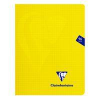 Mimesys cahier piqué polypro 17x22cm 96p Q.5x5 coloris assortis - Image 2