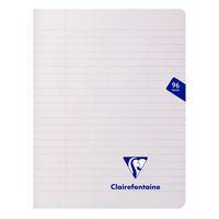 Mimesys cahier piqué polypro 17x22cm 96p ligné + marge coloris assortis - Image 3