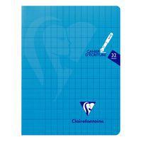 Mimesys cahier d'écriturepiqué polypro 17x22cm 32p DL 3 mm IV coloris assortis - Image 2