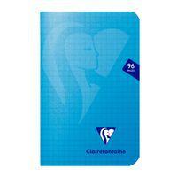 Mimesys carnet piqué polypro 9x14cm 96p Q.5x5 coloris assortis - Image 2