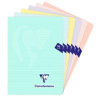 Mimesys PASTEL carnet piqué polypro 14,8x21cm 96p ligné coloris assortis thumbnail image 5