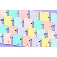 Mimesys PASTEL cahier piqué polypro 17x22cm 96p séyès coloris assortis - Image 4