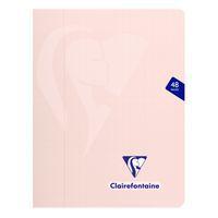 Mimesys PASTEL cahier piqué polypro 17x22cm 48p séyès coloris assortis - Image 4