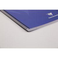 Mimesys cahier spiralé carte souple Folio 21,5x31cm 160p Q.4x4 + marge couleurs VIVES assorties thumbnail image 2