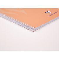 Mimesys cahier spiralé carte souple Folio 21,5x31cm 160p Q.4x4 + marge couleurs PASTEL assorties thumbnail image 2