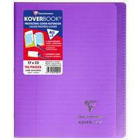 Koverbook piqué polypro transparent 8 couleurs ass 17x22cm 96p ligné + marge - Image 3