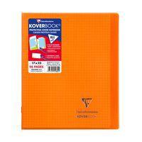 Koverbook piqué polypro transparent 10 couleurs ass 17x22cm 96p Q.5x5 livré en boîte prêt-à-vendre thumbnail image 2