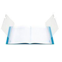 Koverbook piqué polypro transparent Bleu marine 24x32cm 48p Q.5x5+marge thumbnail image 2
